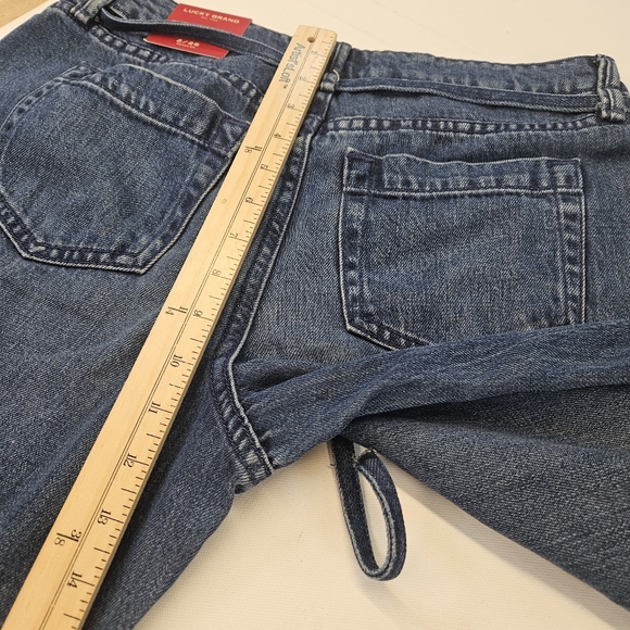 Lucky Brand NWT Palazzo Blue Jeans Size 2/26 26 X 31 Retail $129 Wide Leg - Picture 12 of 12